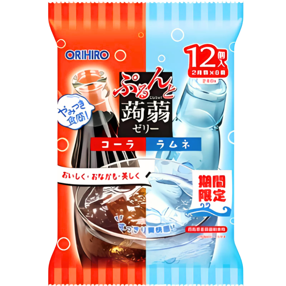 Orihiro Cola & Ramune Prune Konjac Jelly, 240g