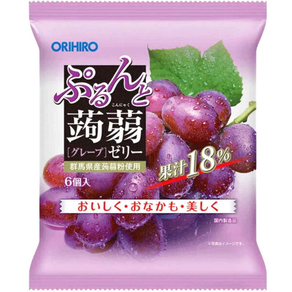 Orihiro Konjac Jelly - Grape, 120g