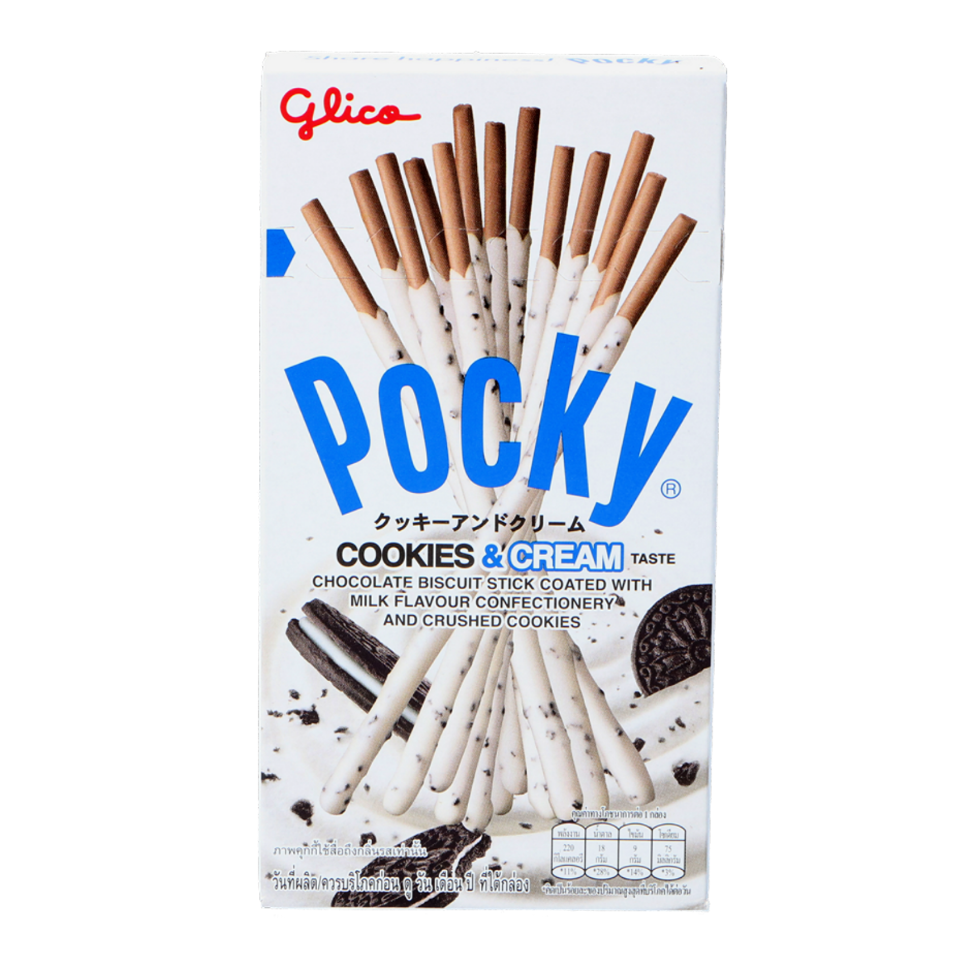 Pocky - cepumu un krējuma garša, 40g