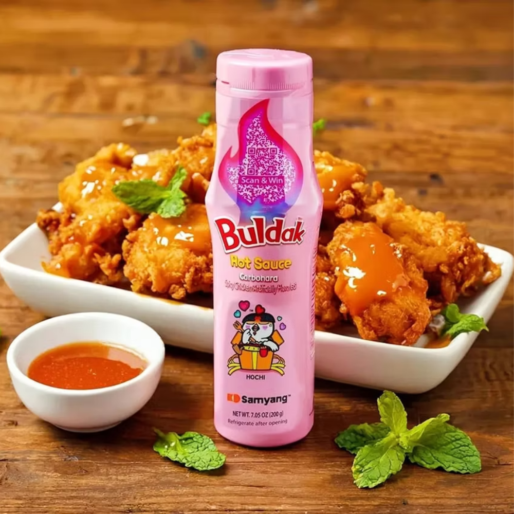 TW298   Samyang Buldak Carbonara Hot Sauce, 165ml (200g)