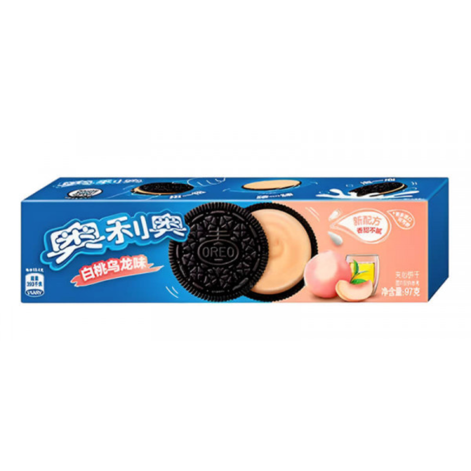 Oreo Sandwich Biscuit - White Peach Oolong, 97g