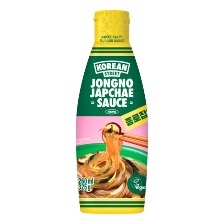 Korėjietiškas gatvės Jongno Japchae padažas – saldus ir sūrus, 325 g