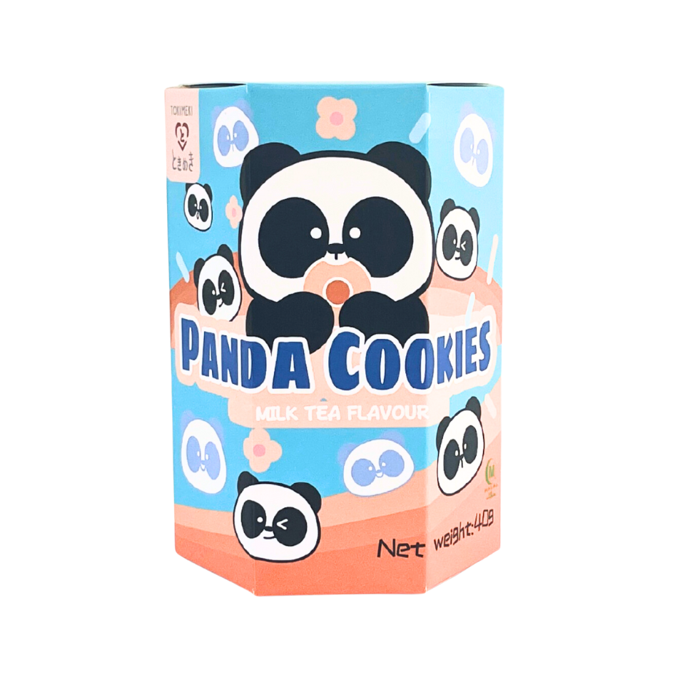 Tokimeki Panda Biscuit - Milk Tea Flavor, 40g