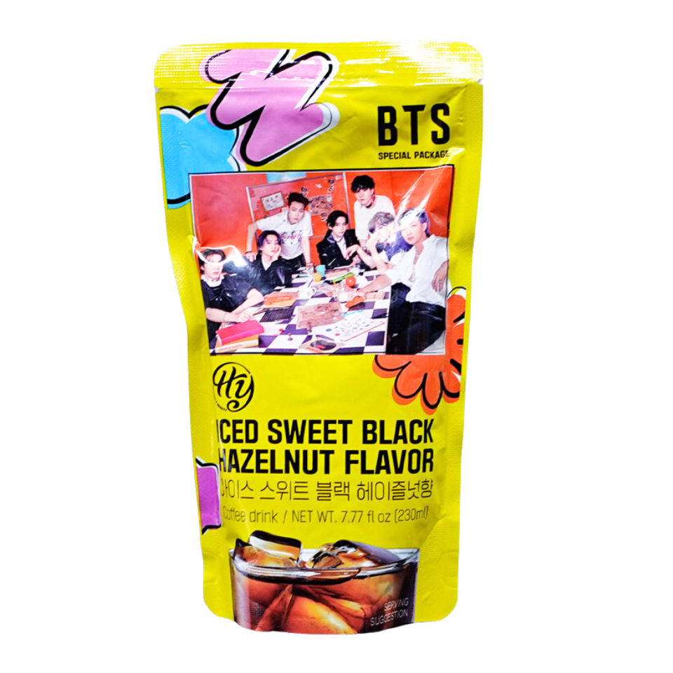 Yakult BTS korejiešu ledus kafija ar saldu melno lazdu riekstu garšu, 230 ml