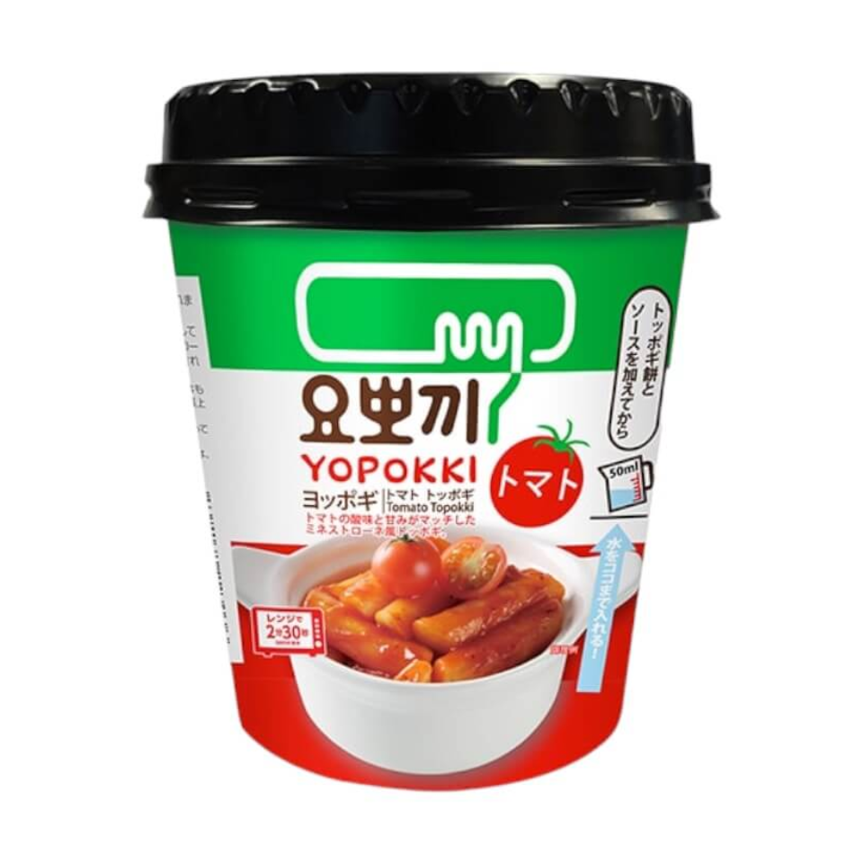 Yopokki Riisi Klimbid (Tteokbokki) Tops - Tomat, 120g