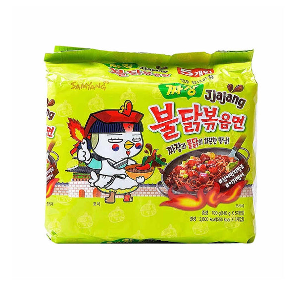 [10% СКИДКА] Рамен с курицей Samyang Jjajang - 5 упаковок, 140 г * 5