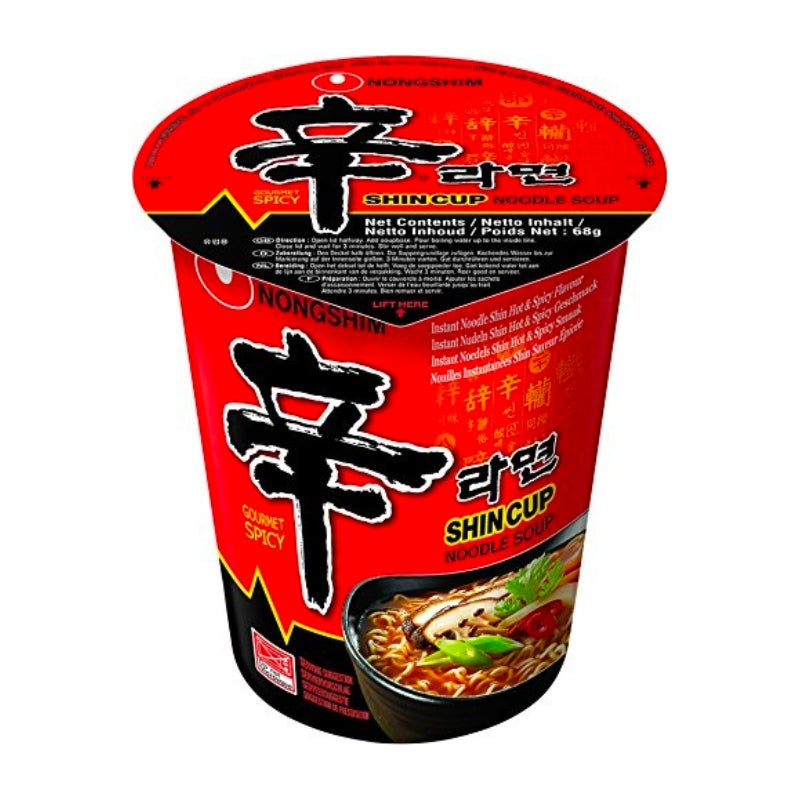 Instant Cup Noodle Shin Ramen, 68g