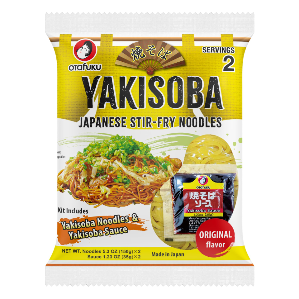 Japāņu nūdeles+Mērce Yakisoba 2 personām, 370g