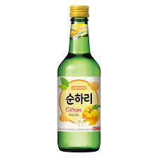 Korejiešu Chum Churum Soonhari soju 12% – citronu (juzu), 350 ml