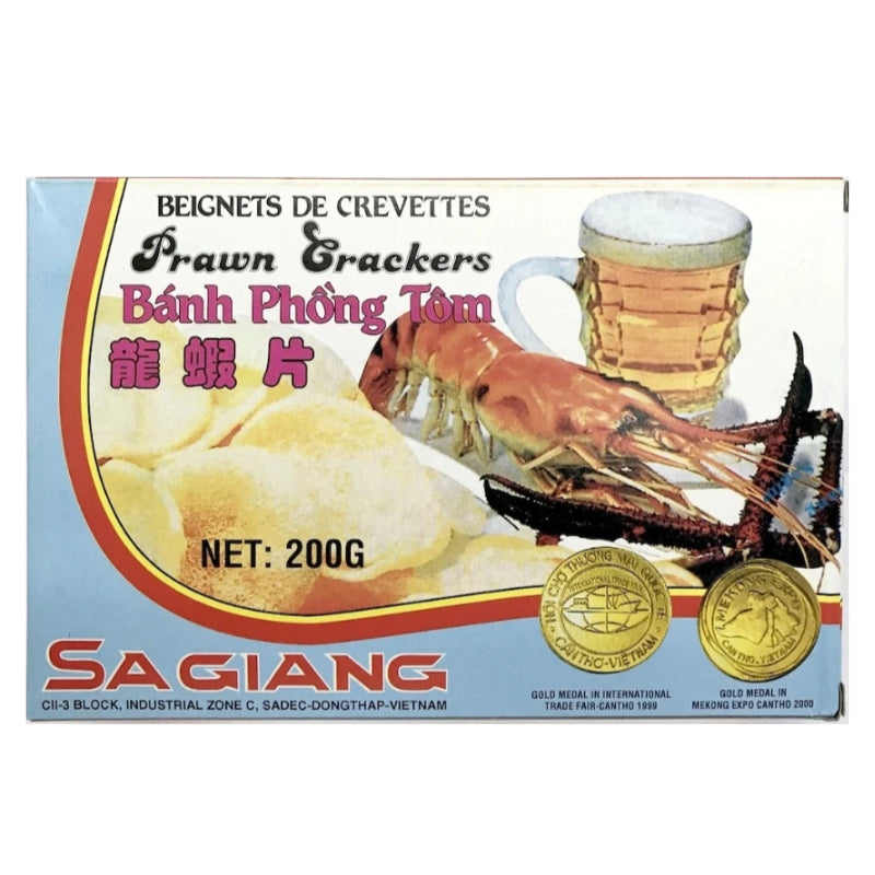 Necepti garneļu krekeri, 200g