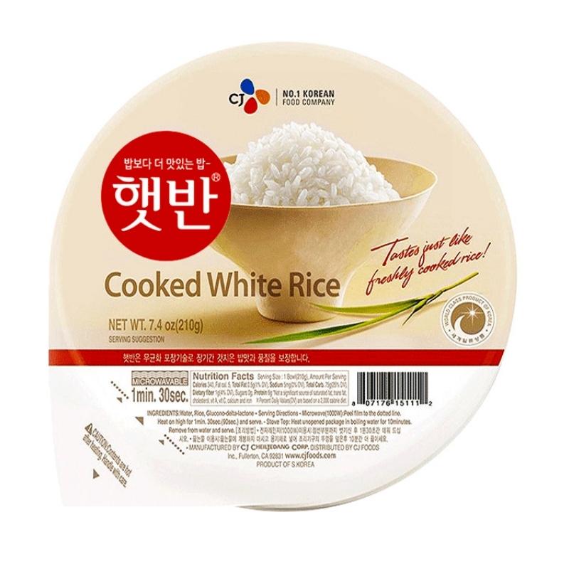 Korean Cooked White Rice, 210g