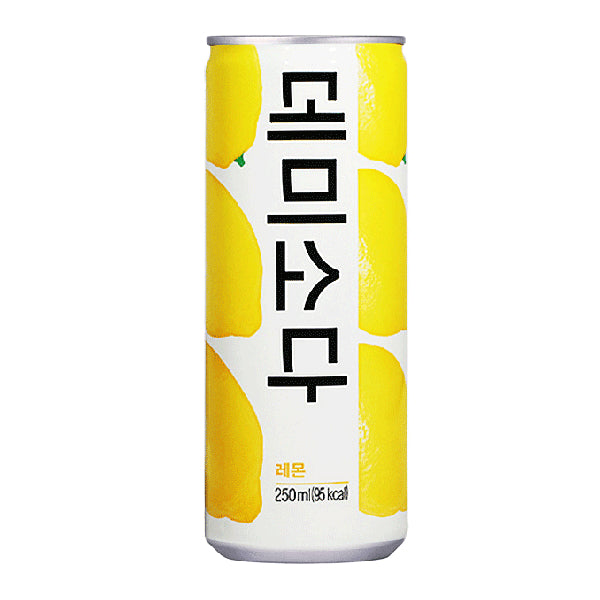 Korean Demi Soda Soft Drink - Lemon Flavour, 250ml