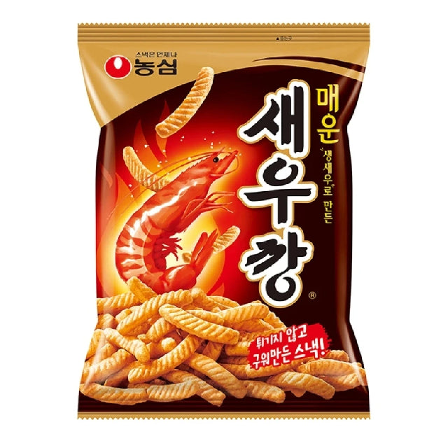 Крекер с креветками Nongshim - острый и пряный, 75g