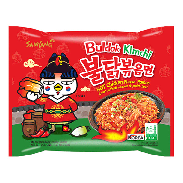 Samyang Ramen Kiirnuudlid Tuline Kana - Kimchi, 135g 🌶️