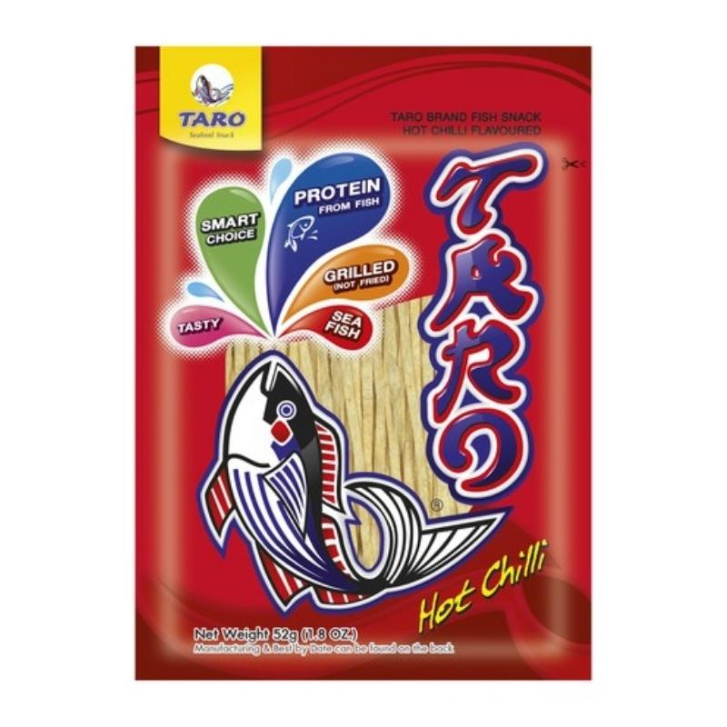 Taro Fish Snack - Hot Chilli, 52g